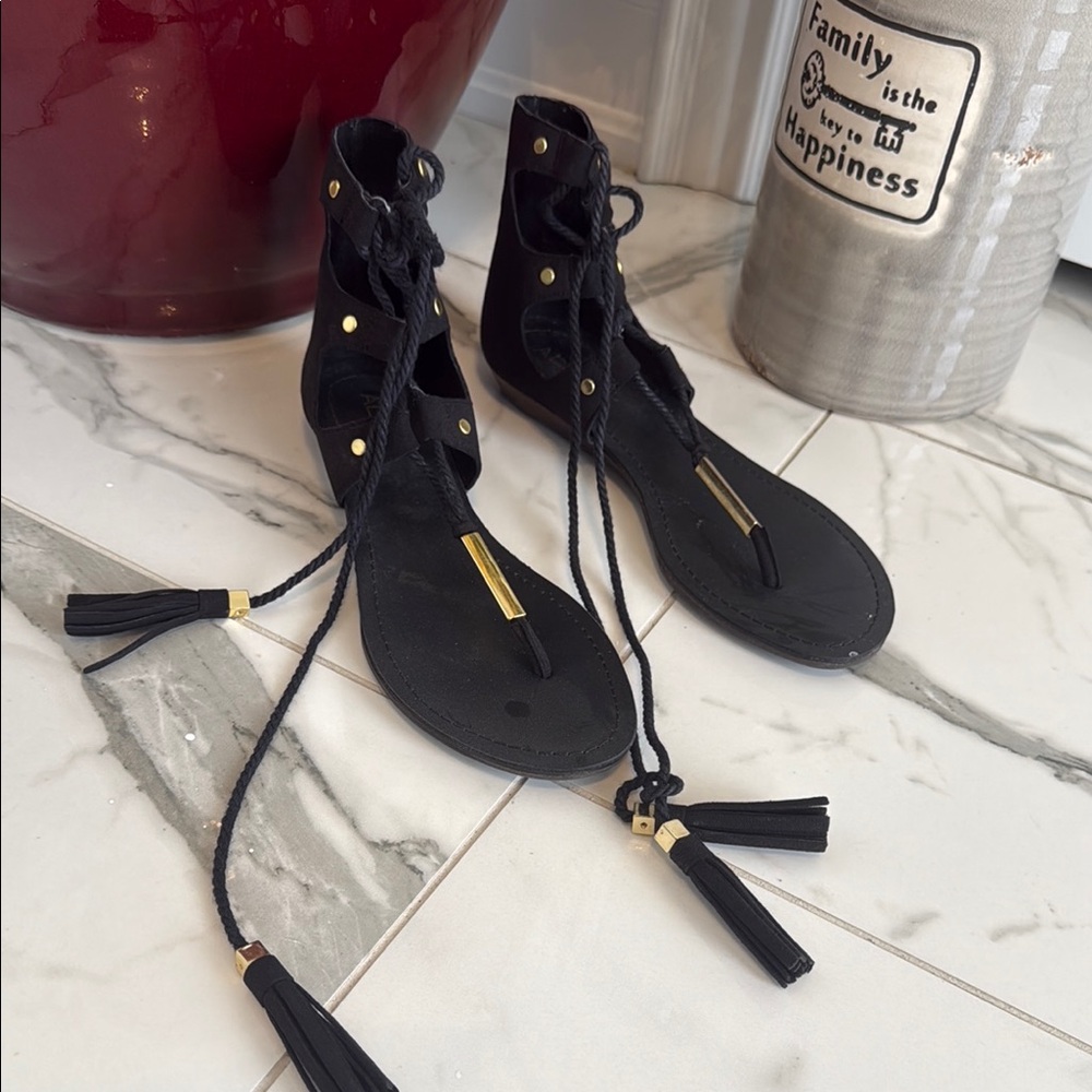 Aldo Black Elegant Sandals